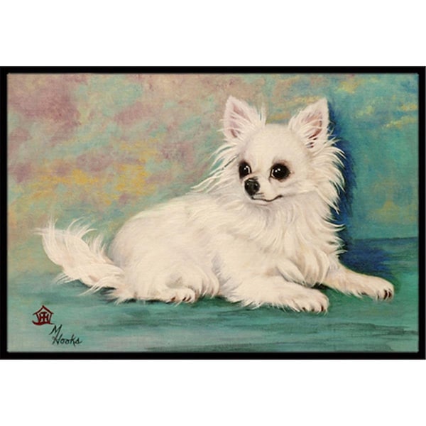 Carolines Treasures Chihuahua Queen Mother Indoor and Outdoor Mat- 18 x 27 in. MH1057MAT - main
